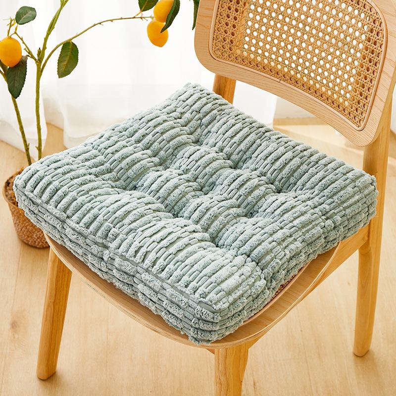 Вельветовые теплые подушки осенние и зимние подушки подушки для офисных стульев студенческие подушки татами нескользящие