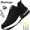 New Air Cushion Safety Shoes Men Women Work Sneakers Steel Toe Shoes Puncture-Proof Sport Work Shoes Men Indestructible Safety Boots Working Shoes