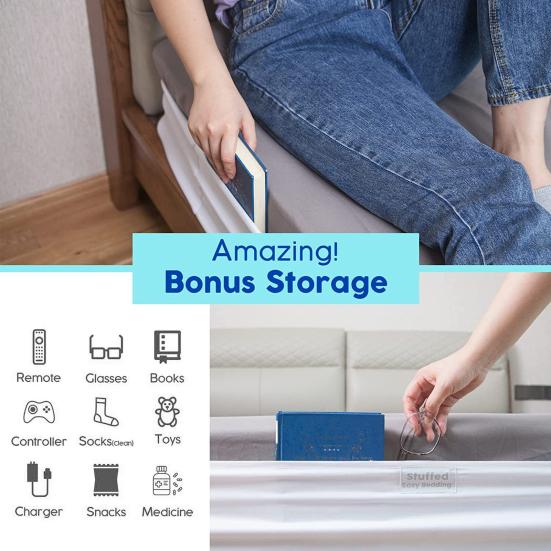 Держатель простыни Эластичный нескользящий Экономия времени Полностью закрытый дизайн Крепление простыни на 360 градусов Крепление объемного листа Крышка Поставка для спальни