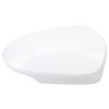 Rearview Door Mirror Cover Shockproof Exterior Side Wing Mirror Cap White for Vehicle with Turn Signal Light Right