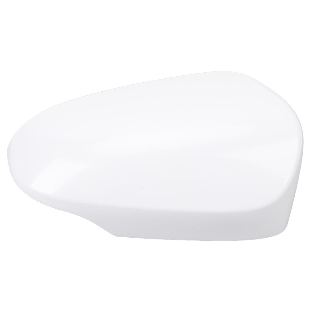 Rearview Door Mirror Cover Shockproof Exterior Side Wing Mirror Cap White for Vehicle with Turn Signal Light Right