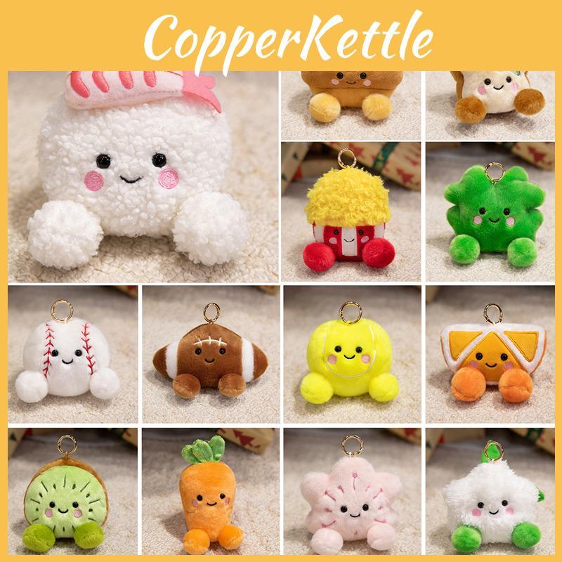 Хлеб Апельсин Дети Морковь Фрукты Плюшевый Брелок С Портативным Украшением Размер