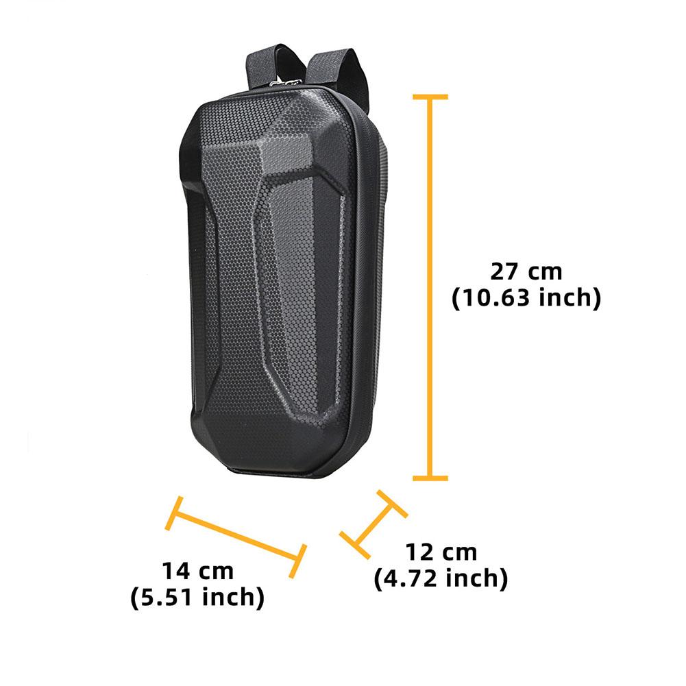 2/3/4L Electric Scooter Storage Bag Waterproof Bicycle Motorcycle Handlebar Hanging Bag Hard Shell Carry Bag Storage Accessories