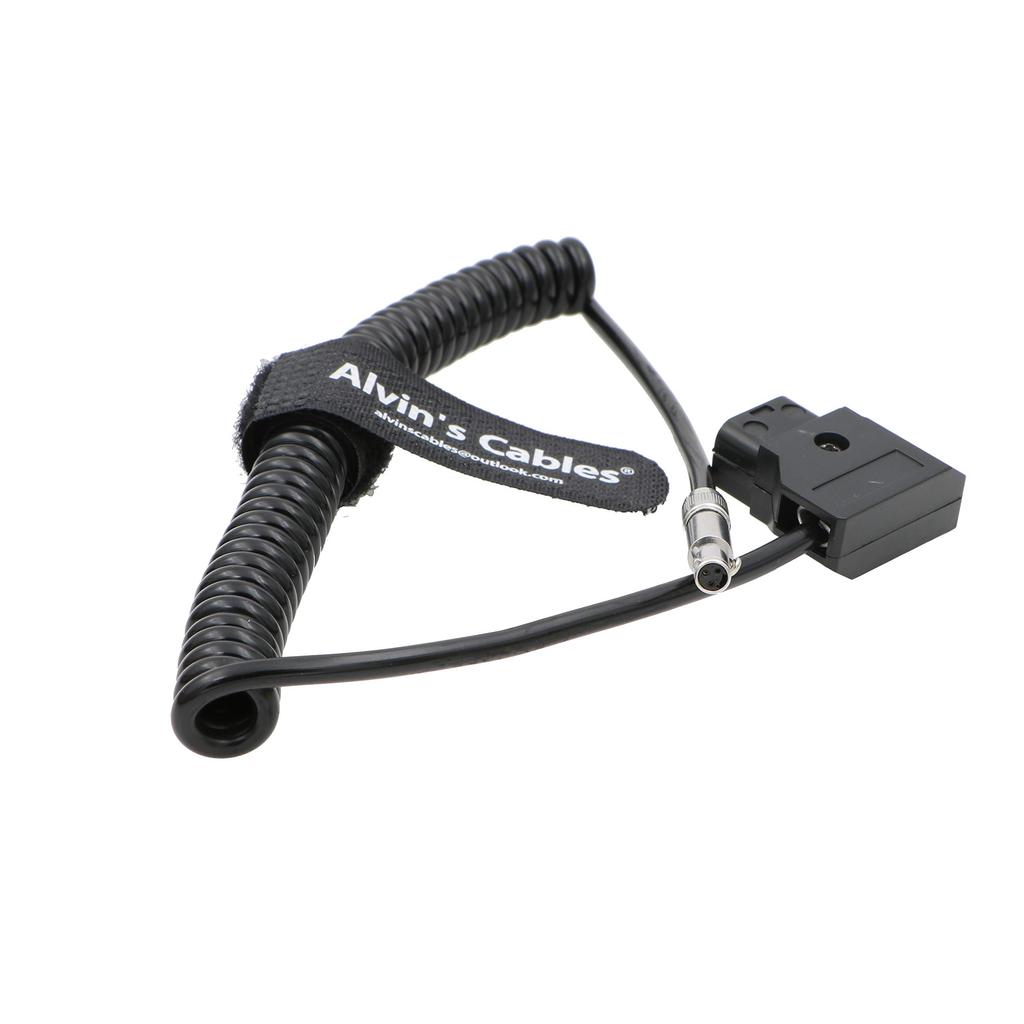 Кабель питания с витым шнуром для монитора Alvin's Cables Odyssey 7 7q, оригинальный 3-контактный NSC3F на D-tap P-tap