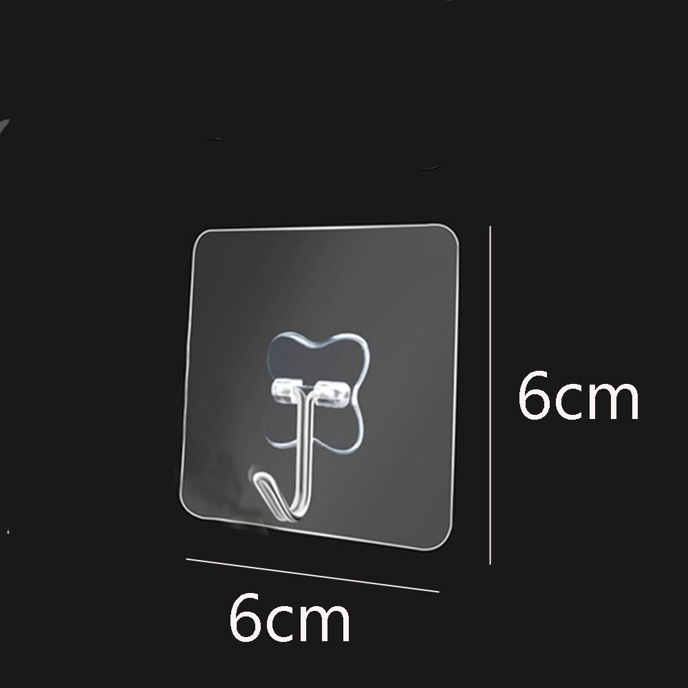 Household Transparent Home & Living Seamless Adhesive Hook Traceless Hooks Wall Rack Storage Hanger