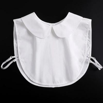Fake Collar For Womens Shirt Detachable Collars Solid Color Shirt Lapel Blouse Top Clothes Doll False Collar Shirt Accessories