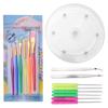 ABBY-15 Pcs Cookie Decorating Kit Supplies,Cookie Turntable,Cookie Brushes,Scriber Needles For Kitchen Baking Tools