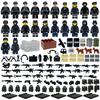 24 шт. Moc Специальная Сила Тактика Штурм Полиция Cod Swat Фигурка С Оружием Строительные Блоки Конструктор