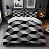 Quilt Cover Three-Piece Set 3D Digital Printing Polished Quilt Cover Bed Sheet Three-Piece Set Custom