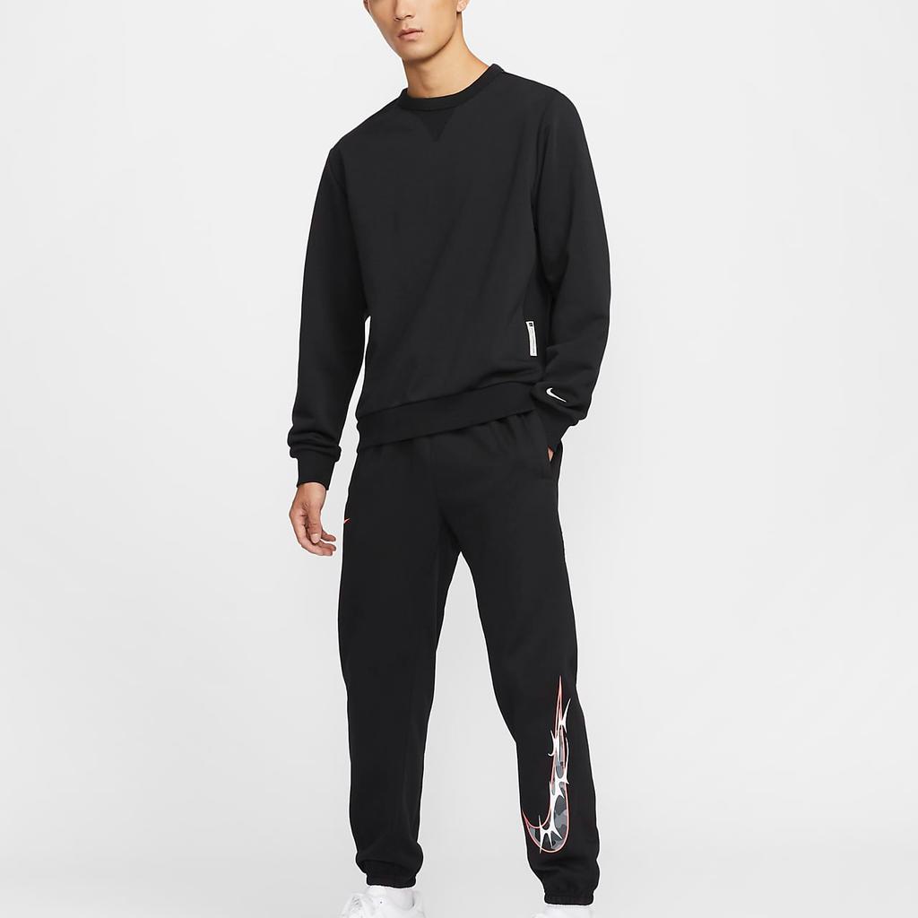 Nike Баскетбольные брюки Standard Issue Dri-Fit Удобные Дышащие Приятные к коже Быстросохнущие Флисовые Мужские брюки Черные HV1844010