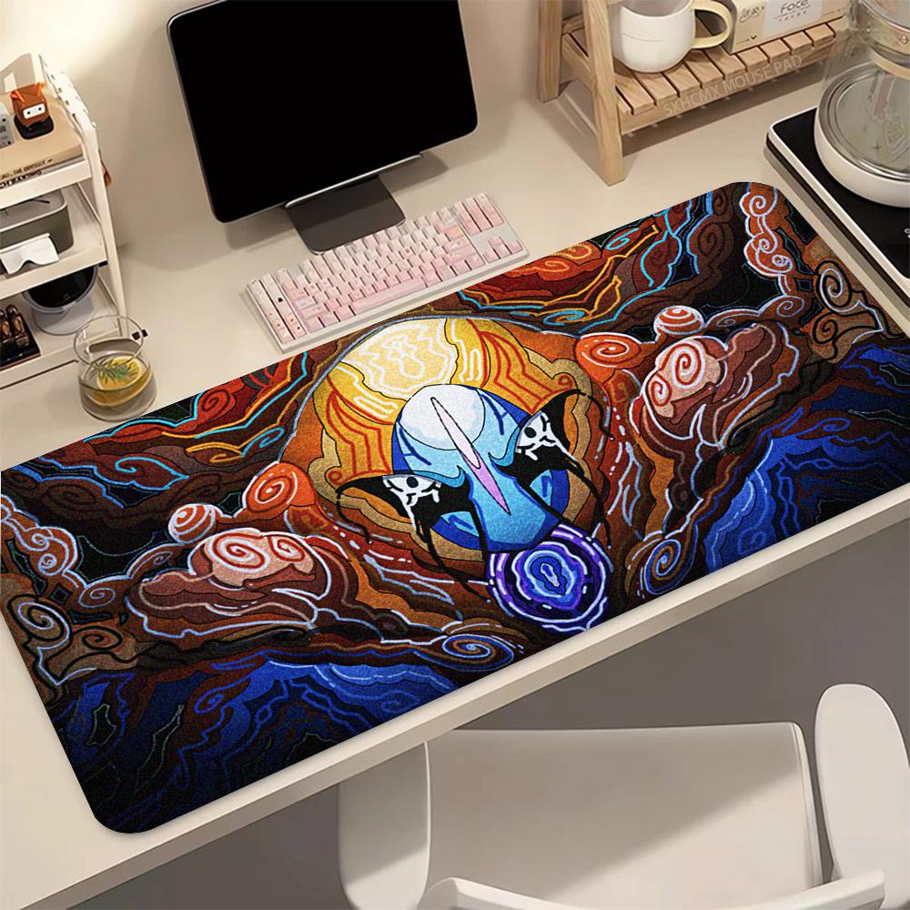 Deoxys Mouse Pad P-Pokemon Anime Gaming Mousepad Non-Slip Rubber Base Desk Mat for Computer Laptop PC Gamer Home Office Supplies