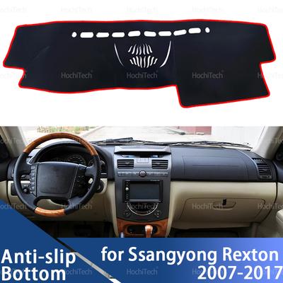 Для Ssangyong Rexton 2007-2017 Накладка на приборную панель Защита от света Нескользящий Грязеотталкивающий Коврик Пад Солнцезащитный коврик Защита LHD RHD