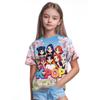Kids T-shirt Cartoon Print T-shirt Fashion Casual Short Sleeve Tees Summer Girl Tees Tops Clothing