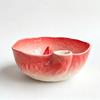 Raised Drainage Hole Ceramic Fruit Washer Perforated Draining Fruit Strainer  Strawberries
