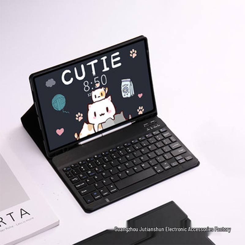 Чехол-клавиатура Bluetooth для iPad Air 11 дюймов 2026 года A2591 с ТПУ-оболочкой