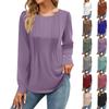 Women's Fashion Dresses Fall Casual Tops Long Sleeve Shirts Loose Pullovers