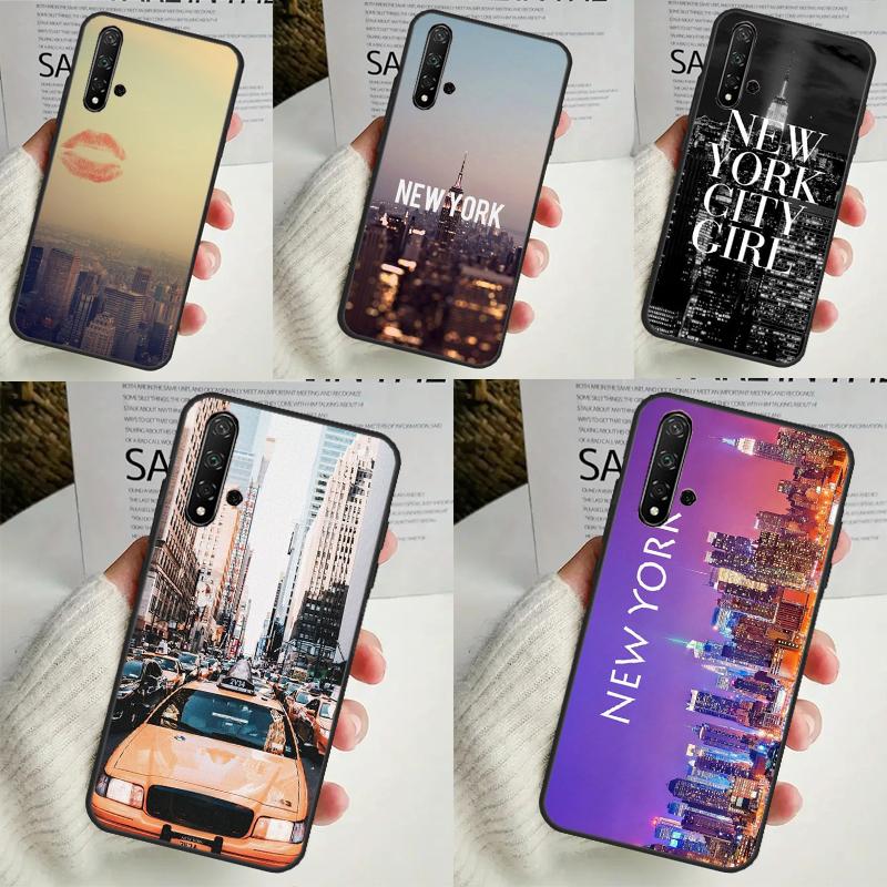 New York City Case For Huawei Nova 10 9 SE 11 Pro 11i 8i 7i 3i Y60 Y61 Y70 Y90 Y91 P20 P40 P30 Lite Cover