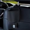 Настенный держатель для стаканов на дверь, кожаный автомобильный держатель, многофункциональный подвесной держатель для напитков в автомобиле, контейнер для хранения с крючками для подголовника, окно для напитков, телефона