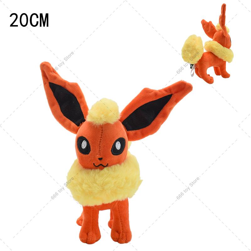 Plush Eevee Vaporeon Jolteon Glaceon Flareon Umbreon Sylveon Espeon Leafeon Stuffed Peluche Dolls Gift Toys
