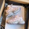 Boys' Fashionable Color-Block Sneakers2026Spring and summer new models of girls' dad shoes, casual shoes, running shoes for older children