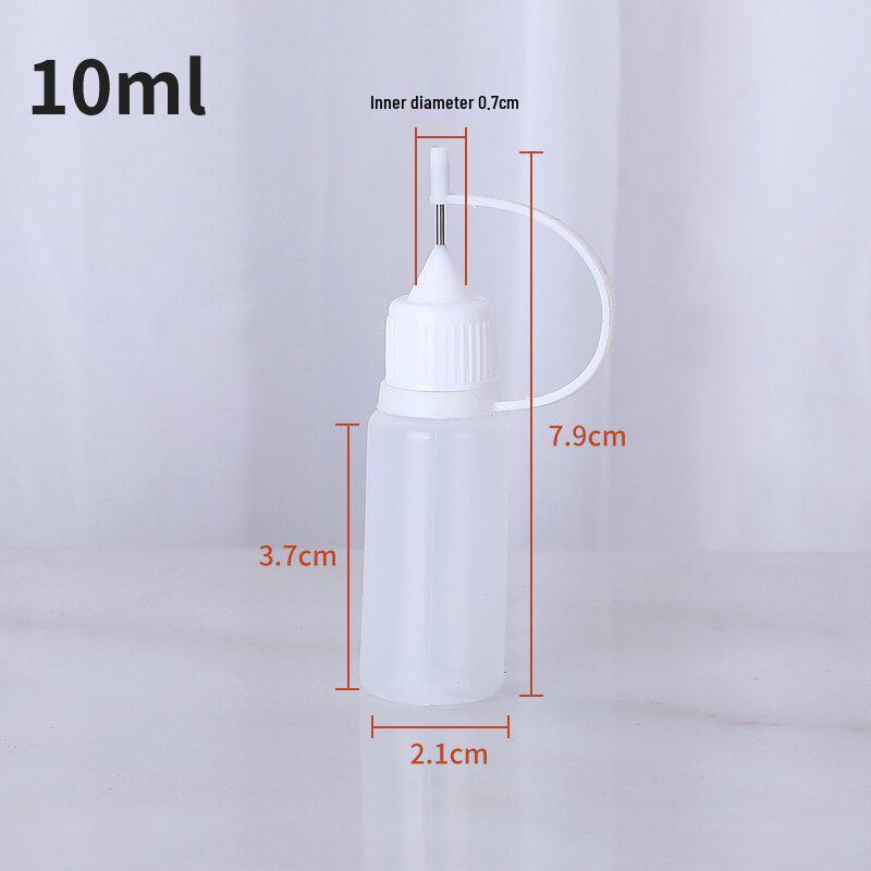 ПЭ-бутылка с игольчатым дозатором для эфирных масел, пигментов, клея и чернил