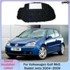 Для Volkswagen VW Golf Mk5 Rabbit Jetta 2004~2009 Капот Двигателя Подкладка Термоизоляционный Хлопок Звукоизоляционный Коврик Чехол Аксессуары Тепловые Экраны 2