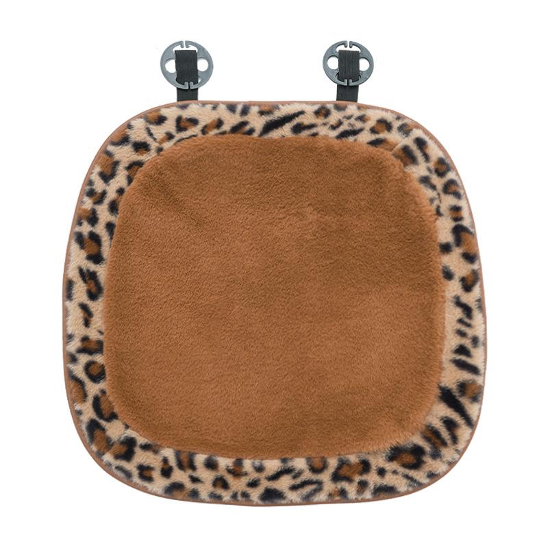 Flower Car Seat Decoration Comfortable Plush Seat Cushion  Lumbar Support