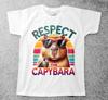 Funny Capybara ChildrensKids Adult T Shirtstshirts