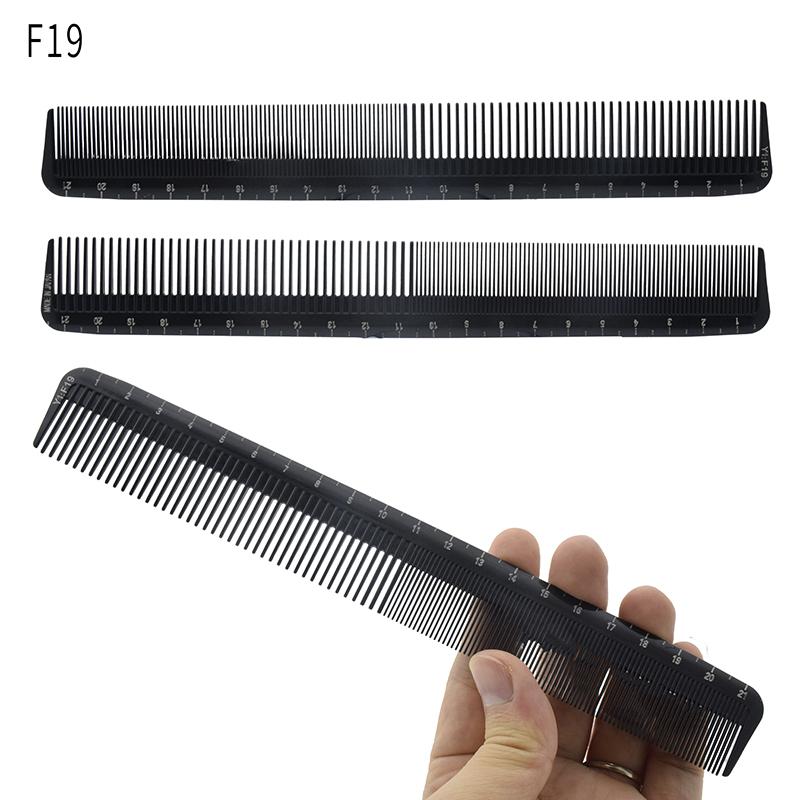 Professional Salon Tools Y1 SERIES Super Quality Hair Cutting Carbon Fiber Comb Hair Rat Tail Comb for Barber