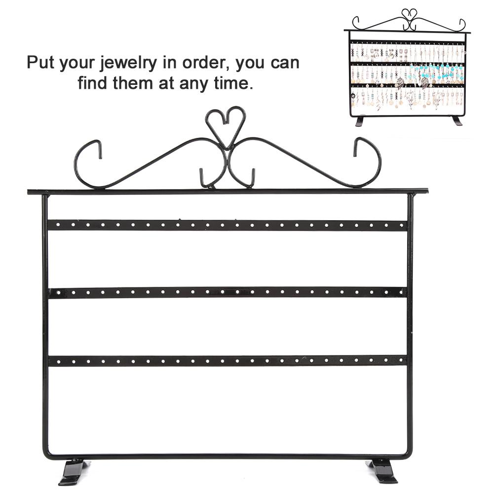 72 отверстия Серьги Ожерелье Браслет Подставки для ювелирных изделий Вешалка Держатель Стойка Античная бронза