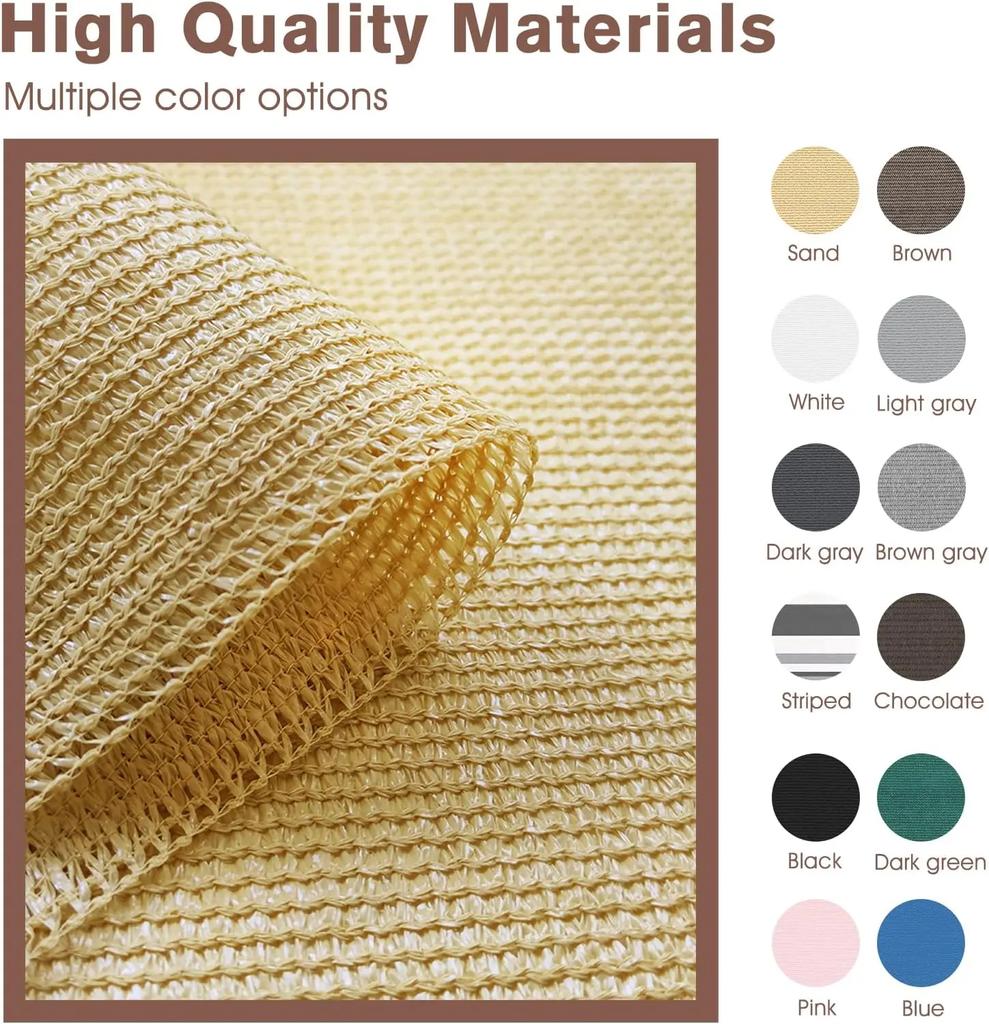 Новая сетка для затенения 4х1 м, HDPE, защита от УФ-лучей, для сада, пергол, затенения, навес для бассейна, экран для приватности на балконе, покрытие для забора, тент для беседки