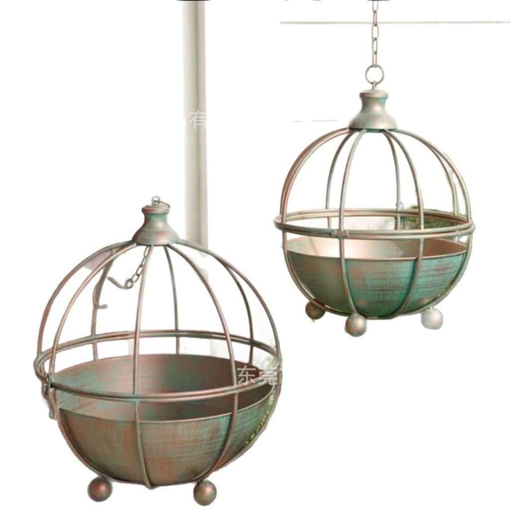 Цветочная корзина куполообразной формы, Подвесная корзина для растений, Подвесная, Украшение для двора, Декорация для сада, Доступны различные стили