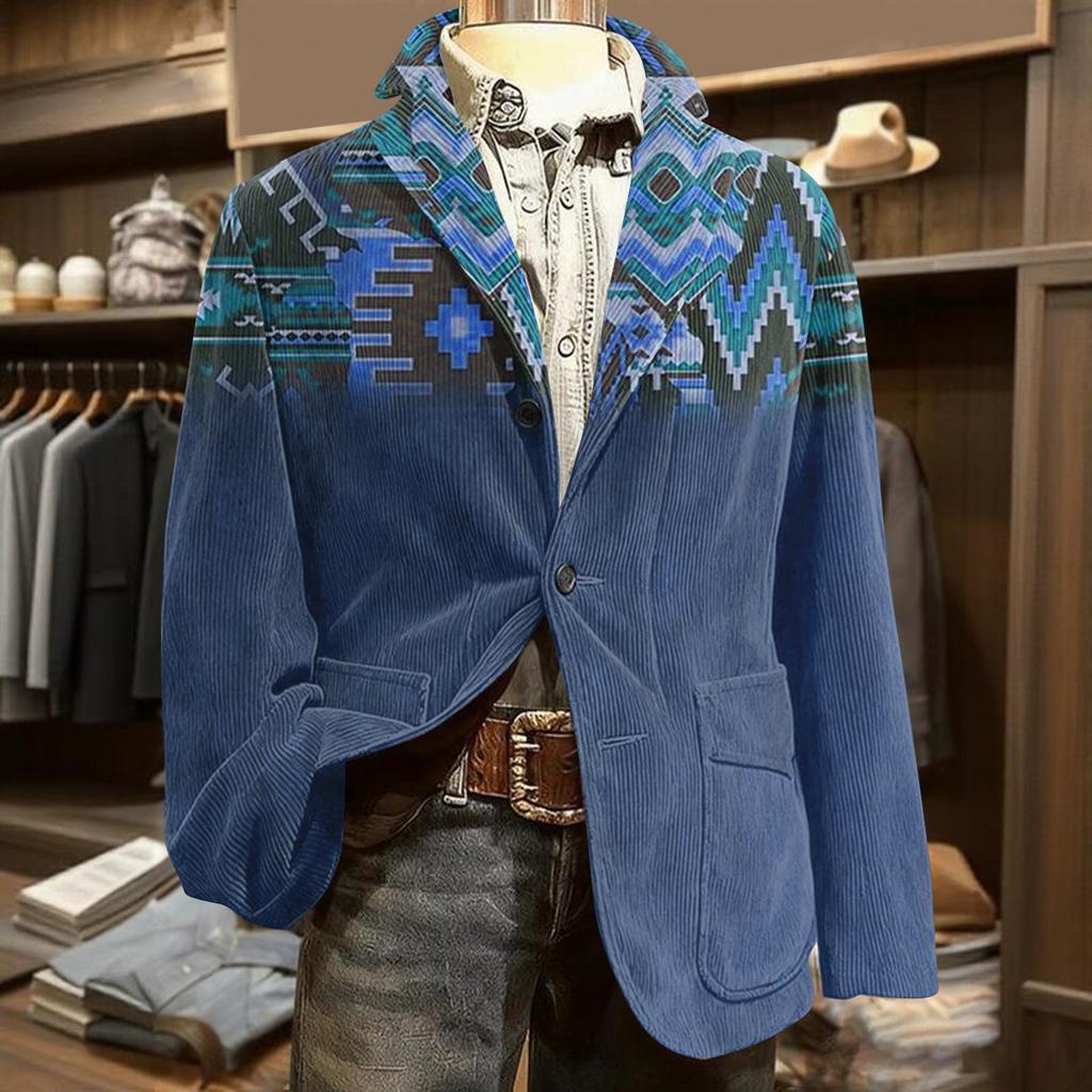 Мужской уродливый рождественский вельветовый теплый карманный пиджак-кардиган, мужской повседневный костюм