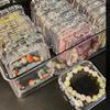 Пылезащитная прозрачная коробка-органайзер для ювелирных изделий для ожерелий и украшений