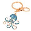 Lovely Cartoon Octopus Pendant Key Chain Keychain Ring Bag Purse Wallet Decor