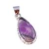 Natural Cacoxenite Gemstone 925 Solid Sterling Silver Jewelry Pendant 1.50" a1H87