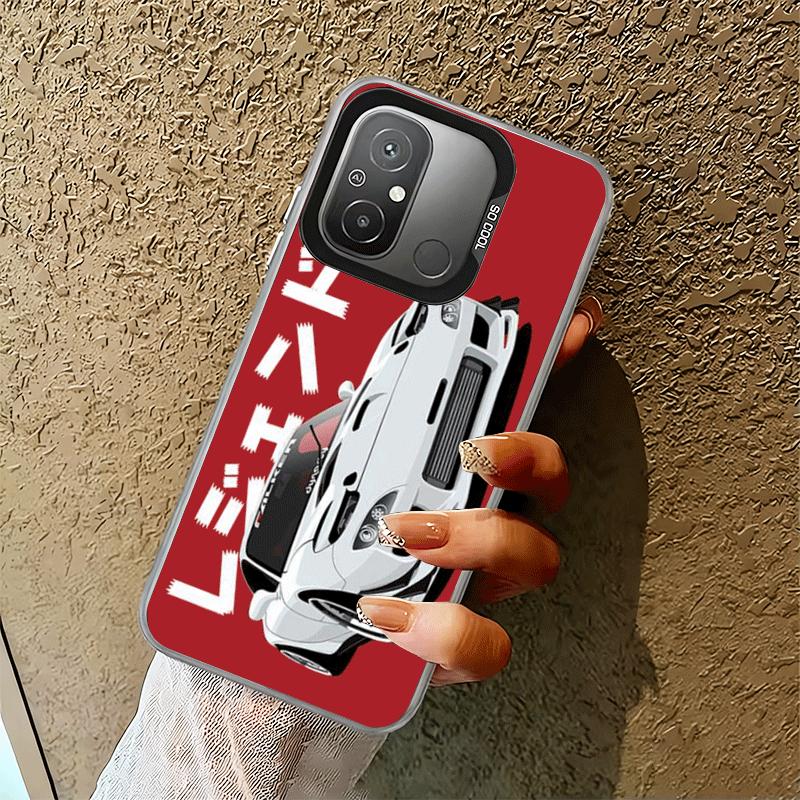 JDM Tokyo Drift Спортивный автомобиль Ударопрочный чехол для телефона для Xiaomi Poco X7 X6 X5 X3 Pro F7 Ultra M8 Redmi 15C 15 14C 13C 12C 10C 13 12