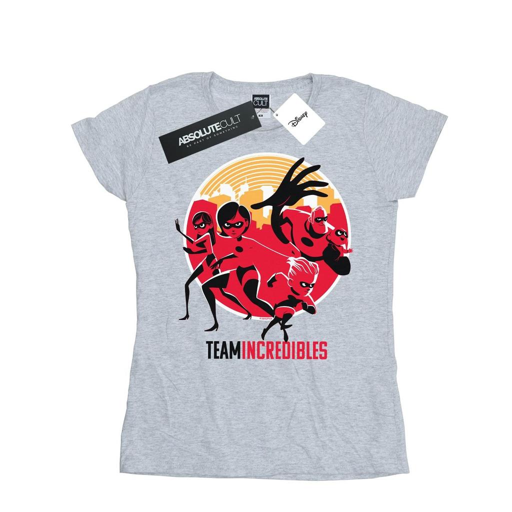 Disney Womens/Ladies Incredibles 2 Team Incredibles Cotton T-Shirt