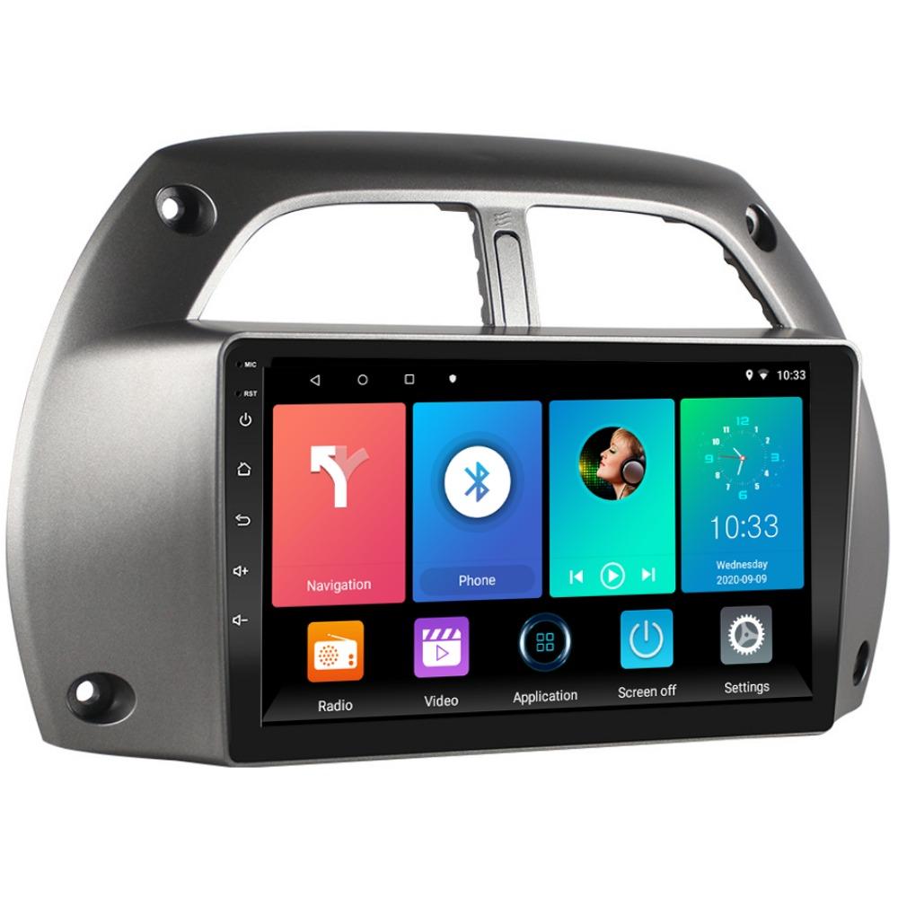Автомобильный мультимедийный плеер Android 2 Din для Toyota RAV4 2001-2006, головное устройство, стерео Carplay, GPS-навигация, BT, WIFI, 2 + 32 ГБ