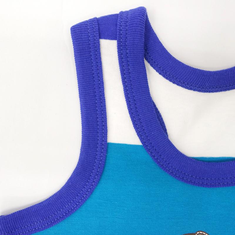 Boy Baby Summer Printed Vest Sleeveless Shirts Cotton Spring Newborn Kidswear