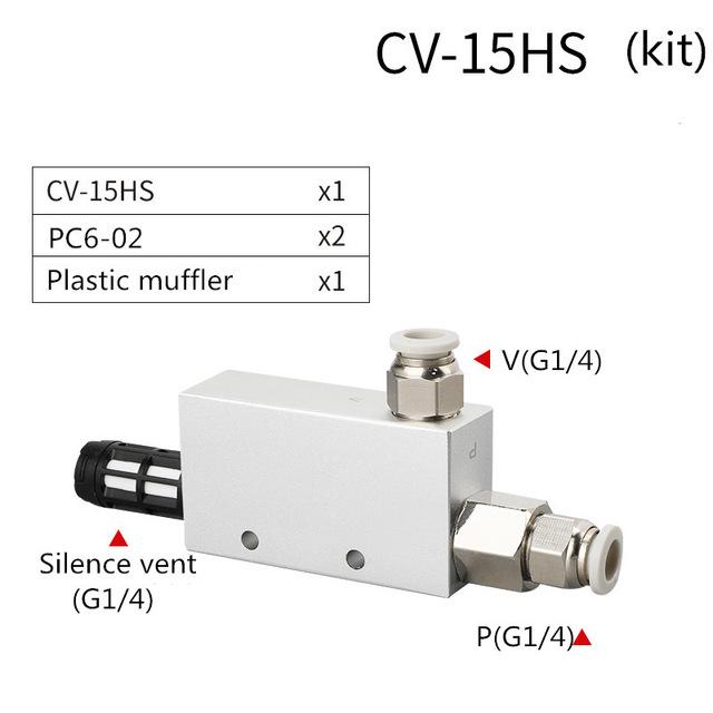 Бесплатная доставка Вакуумный генератор ACV CV-10HS 20HS 25HS вакуумный генератор присоска контроль отрицательного давления вакуумный клапан