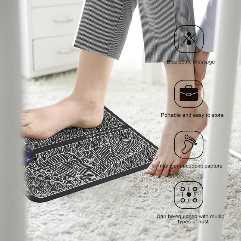 Electric Foot Massager Mat Physical Therapy Muscular Electric EMS Health Care Relaxation Terapia Foot Massage Health