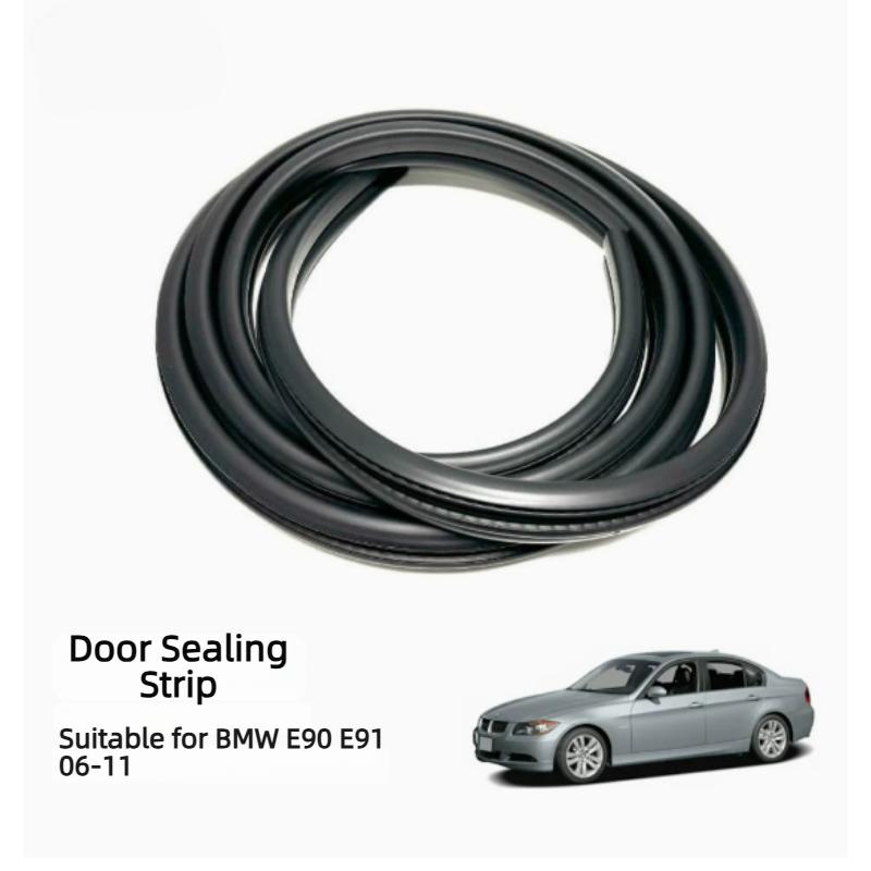 Для BMW E90/E91 2004-2011 Уплотнитель кузова на переднюю дверь OE 51727247258 Высококачественная Черная Резина Легко Использовать