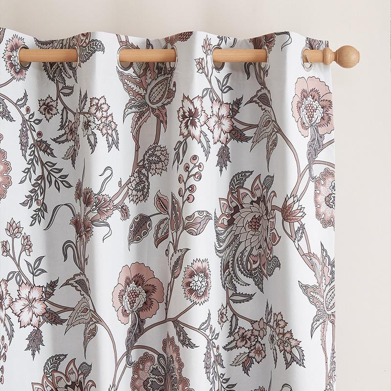 Новые европейские классические шторы, полное затемнение и железные кольца, для гостиной, балкона, спальни