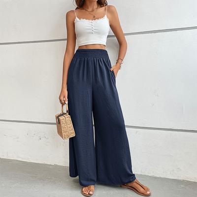 Женские модные повседневные однотонные брюки с принтом, брюки и капри