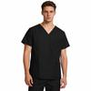 Мужская униформа сиделки с V-образным вырезом, коротким рукавом, для ручной стирки