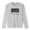 Футболка Dunder Mifflin Paper Company Сериал Офис Официальный Дизайн Новая Черная Премиум Качество Идеально для Фанатов винтаж Стирка