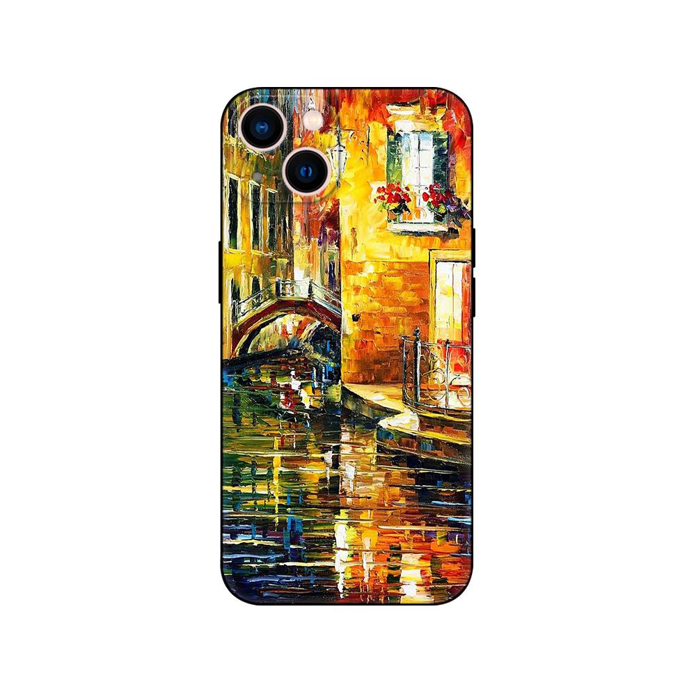Black Tpu Case For Huawei P30 Lite P30 Pro P40 Case For Huawei P40 LITE E P Smart 2020 Case Cover Italy Venice City