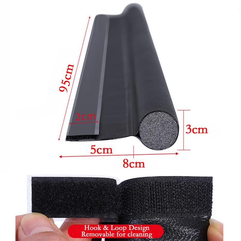 Adjustable Door Bottom Seal Strip Weather Strip Under Door Draft Stopper Thicker Anti-Cold Gap Blocker Sealing Weather Strip