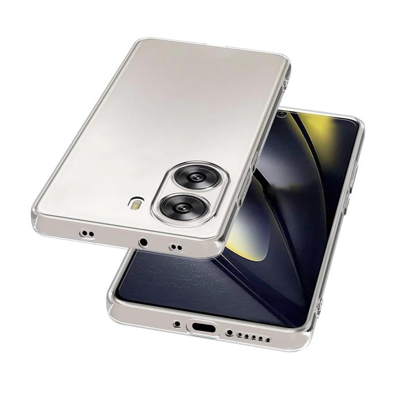 Для Xiaomi POCO X7 Pro X7Pro M7 Pro ультратонкие прозрачные мягкие чехлы для телефонов TPU для Redmi Turbo 4 прозрачный силиконовый чехол-накладка